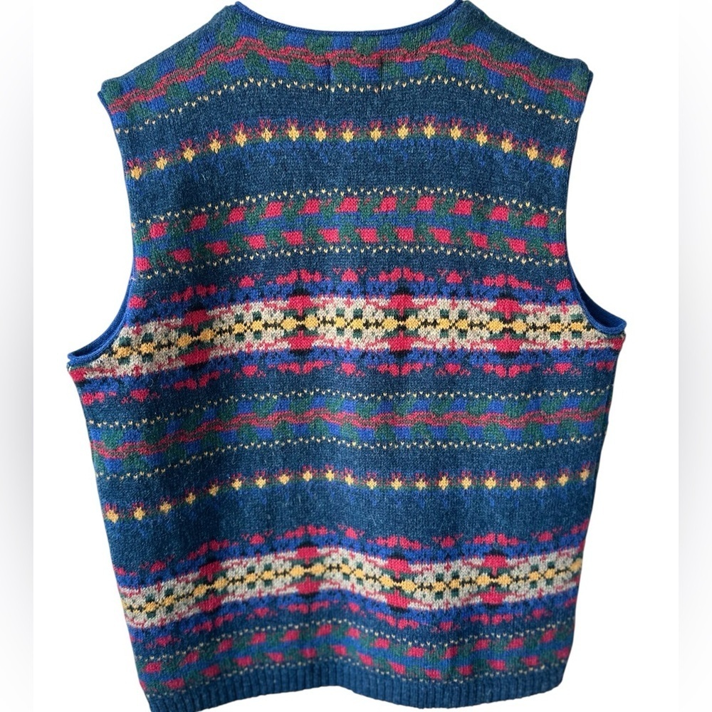 Woolrich Vintage Sweater Vest L - Picture 6 of 12